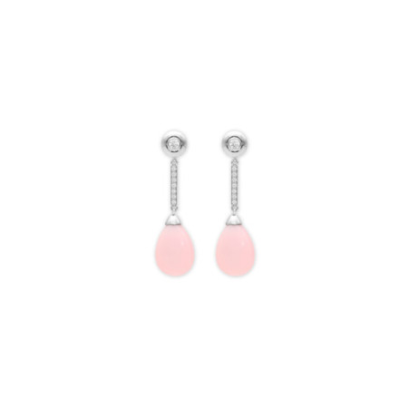 Pendientes Plata, Circonitas Y Ópalo. Género: Mujer. Material: Plata. Piedras: Circonitas,Otras gemas