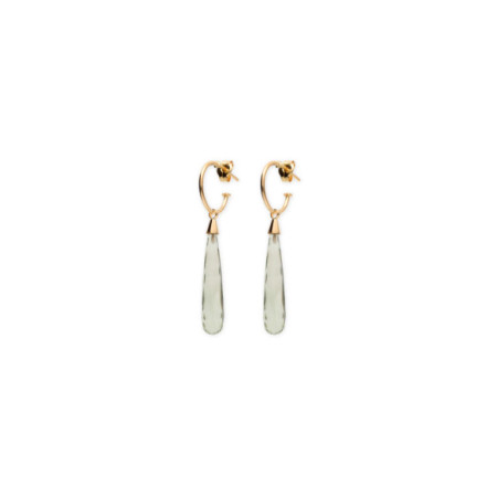 Argollas Oro Amarillo Y Amatista. Género: Mujer. Material: Oro amarillo. Piedras: Amatistas