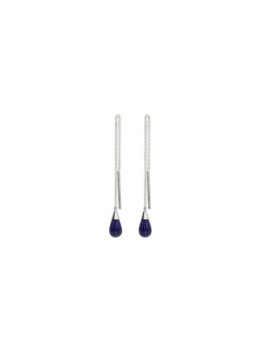 Pendientes Plata Y Lapislázuli