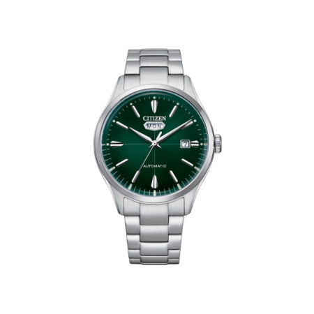 Reloj Citizen Automático C7 NH8391-51X. Género: Hombre. Material: Acero. Tamaño: De 39mm a 42mm. Correa: Acero. Color esfera: Verde. Estilo: Casual. Movimiento: Automático. Características técnicas: Calendario,Reserva de marcha,Hora y segundero