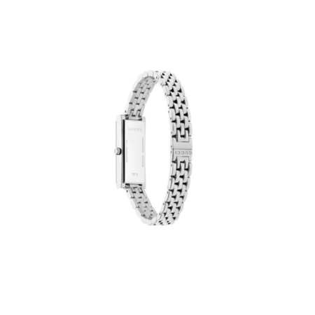 Reloj Gucci G-Frame YA127517. Género: Mujer. Material: Acero. Tamaño: Menos de 32mm. Correa: Acero. Color esfera: Azul. Estilo: Clásico. Movimiento: Cuarzo. Características técnicas: Solo hora