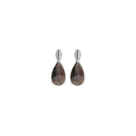 Pendientes Oro Blanco, Zafiro Y Diamantes. Género: Mujer. Material: Oro blanco. Piedras: Diamantes,Zafiros