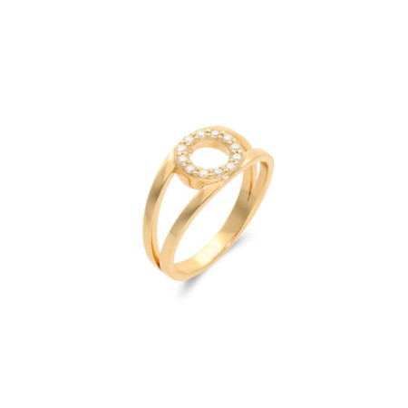 Anillo Oro Amarillo Y Diamantes. Género: Mujer. Material: Oro amarillo. Piedras: Diamantes