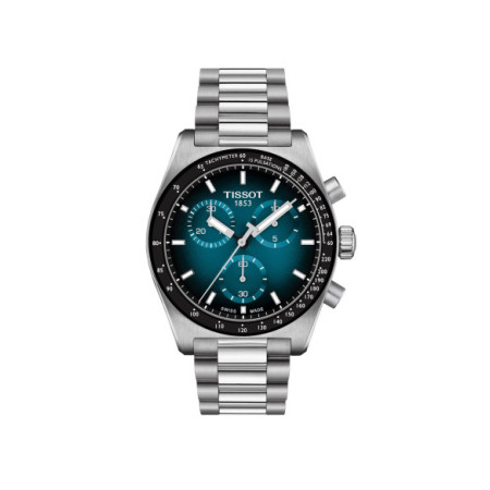 Reloj Tissot PR516 40MM T149.417.11.041.01. Género: Hombre. Material: Acero. Tamaño: De 39mm a 42mm. Correa: Acero. Color esfera: Azul. Estilo: Casual. Movimiento: Cuarzo. Características técnicas: Cronógrafo,Hora y segundero
