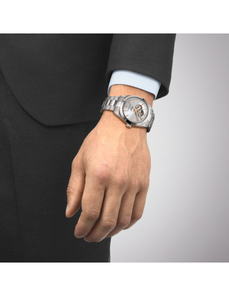Reloj Tissot Gentleman Open Heart 40MM T127.407.11.031.01