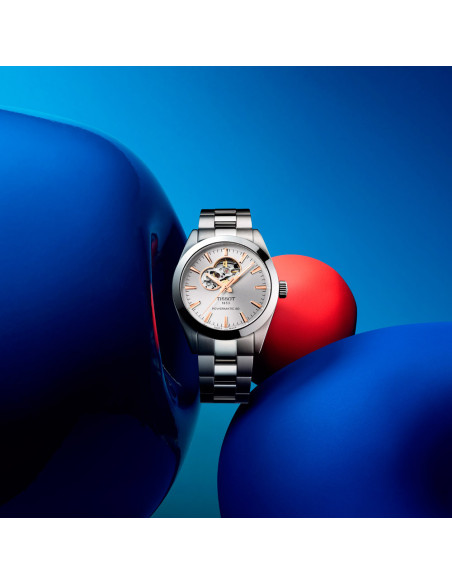 Reloj Tissot Gentleman Open Heart 40MM T127.407.11.031.01