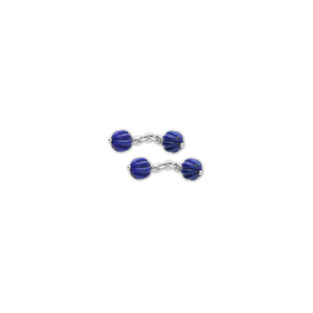 Gemelos Plata Y Lapislázuli. Género: Hombre. Material: Plata. Piedras: Laspislazuli