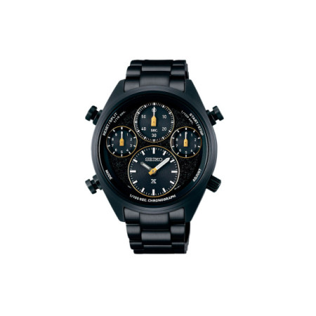 Reloj Seiko Prospex Speedtimer Edición Limitada SFJ007P1. Género: Hombre. Material: Acero. Tamaño: De 39mm a 42mm. Correa: Acero. Color esfera: Negro. Estilo: Deportivo. Movimiento: Solar. Características técnicas: Hora y segundero,Cronógrafo