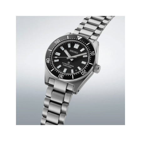 Reloj Seiko Prospex 1965 Heritage Divers SPB453J1. Género: Hombre. Material: Acero. Tamaño: De 39mm a 42mm. Correa: Acero. Color esfera: Negro. Estilo: Deportivo. Movimiento: Automático. Características técnicas: Hora y segundero,Reserva de marcha,Calendario