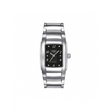 Reloj Tissot T-Classic T10  T073.310.11.057.00. Género: Mujer. Material: Acero. Tamaño: De 32mm a 38mm. Correa: Acero. Color esfera: Negro. Estilo: Clásico,Casual. Movimiento: Cuarzo. Características técnicas: Solo hora