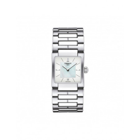 Reloj Tissot Lady T2 T090.310.11.111.00. Género: Mujer. Material: Acero. Tamaño: Menos de 32mm. Correa: Acero. Color esfera: Blanco. Estilo: Clásico. Movimiento: Cuarzo. Características técnicas: Solo hora