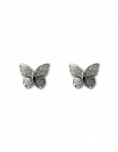 Pendientes Mariposas  Diamantes