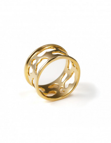 Anillo Oro Amarillo Calada