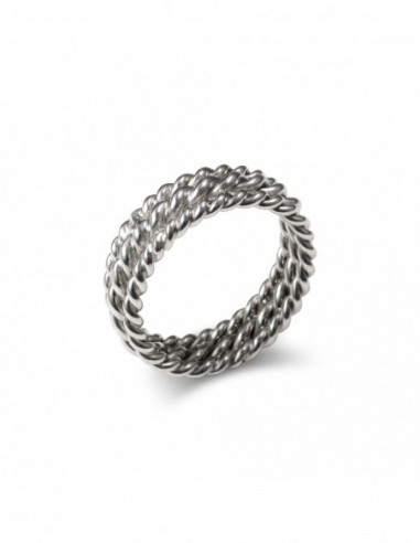 Anillo de Plata Triple Aro