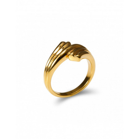 Anillo Plata Chapada Gallones. Género: Mujer. Material: Plata chapada