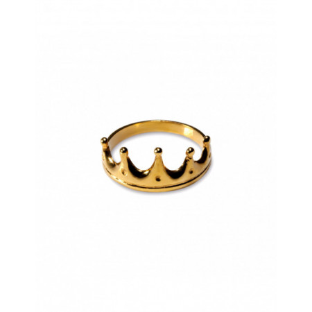 Anillo Plata Chapada Corona. Género: Mujer. Material: Plata chapada