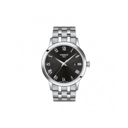 Reloj Tissot Classic Dream T129.410.11.053.00. Género: Hombre. Material: Acero. Tamaño: De 39mm a 42mm. Correa: Acero. Color esfera: Negro. Estilo: Clásico,Casual. Movimiento: Cuarzo. Características técnicas: Hora y segundero,Calendario