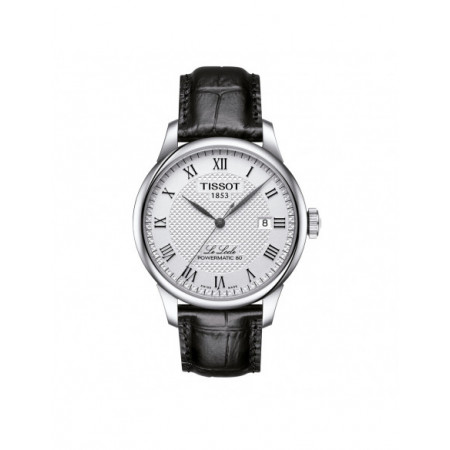 Reloj Tissot Le Locle T006.407.16.033.00. Género: Hombre. Material: Acero. Tamaño: De 39mm a 42mm. Correa: Piel. Color esfera: Plata. Estilo: Clásico. Movimiento: Automático. Características técnicas: Calendario,Hora y segundero