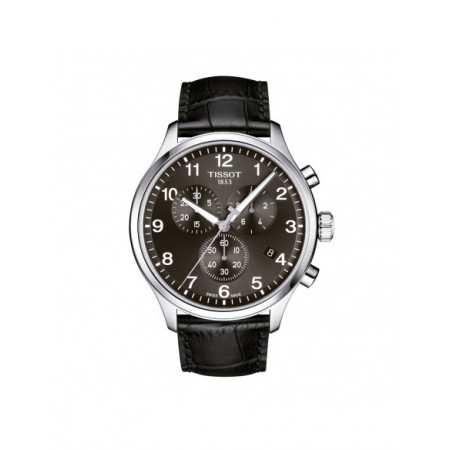 Reloj Tissot Crono XL Classic T116.617.16.057.00. Género: Hombre. Material: Acero. Tamaño: De 43mm a 46mm. Correa: Piel. Color esfera: Negro. Estilo: Casual. Movimiento: Cuarzo. Características técnicas: Cronógrafo,Calendario,Hora y segundero