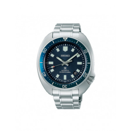 Reloj Seiko Prospex Divers Naomi Uemura Edición Limitada SLA049J1. Género: Hombre. Material: Acero. Tamaño: De 43mm a 46mm. Correa: Acero. Color esfera: Azul. Estilo: Deportivo. Movimiento: Automático. Características técnicas: Reserva de marcha,Calendario,Hora y segundero