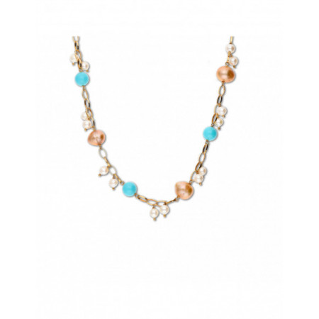 Gargantilla Oro Amarillo, Perlas Y Neolite. Género: Mujer. Material: Oro amarillo. Piedras: Perlas,Otras gemas