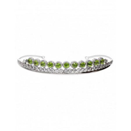 Diadema Novia Plata Peridotos. Género: Mujer,Mujer. Material: Plata,Plata. Piedras: Circonitas,Circonitas,Otras gemas