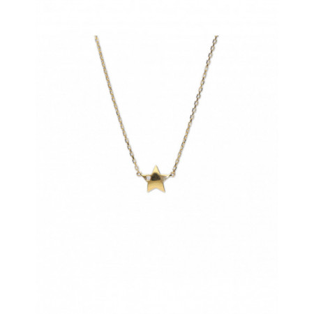 Gargantilla Oro Amarillo Estrella. Género: Mujer. Material: Oro amarillo. Piedras: Diamantes