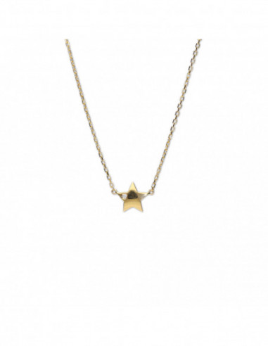 Gargantilla Oro Amarillo Estrella