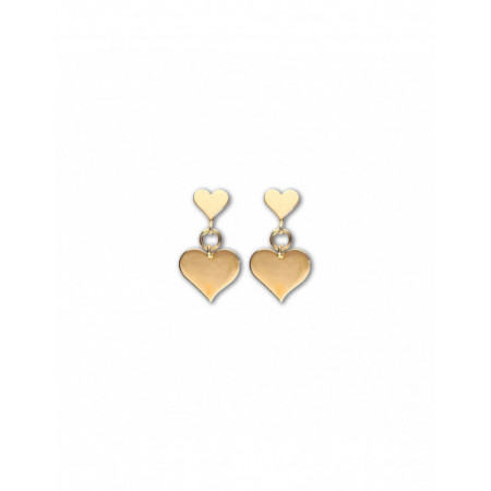 Pendientes Oro Amarillo Corazón. Género: Mujer. Material: Oro amarillo. Piedras: Sin gemas