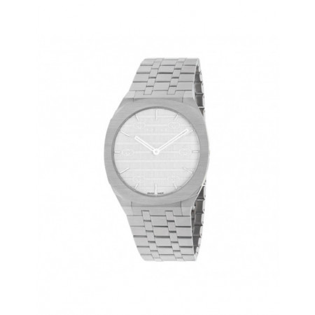 Reloj Gucci 25H YA163407. Género: Mujer. Material: Acero. Tamaño: De 32mm a 38mm. Correa: Acero. Color esfera: Plata. Estilo: Casual. Movimiento: Cuarzo. Características técnicas: Solo hora