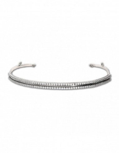 Diadema Plata Circonitas Riviere