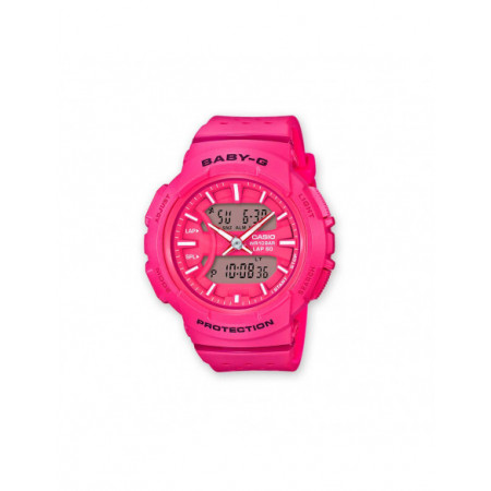 Reloj Casio Baby-G BGA-240-4AER. Género: Mujer. Material: Resina. Tamaño: De 39mm a 42mm. Correa: Resina. Color esfera: Otros. Estilo: Deportivo. Movimiento: Cuarzo. Características técnicas: Multifunción