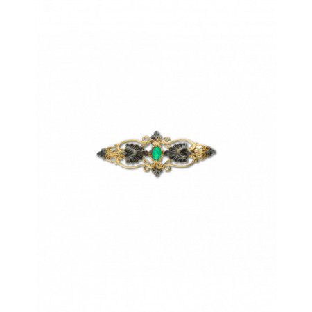 Broche Vintage Plata. Género: Mujer,Mujer. Material: Plata,Plata chapada,Plata chapada. Piedras: Otras gemas,Otras gemas