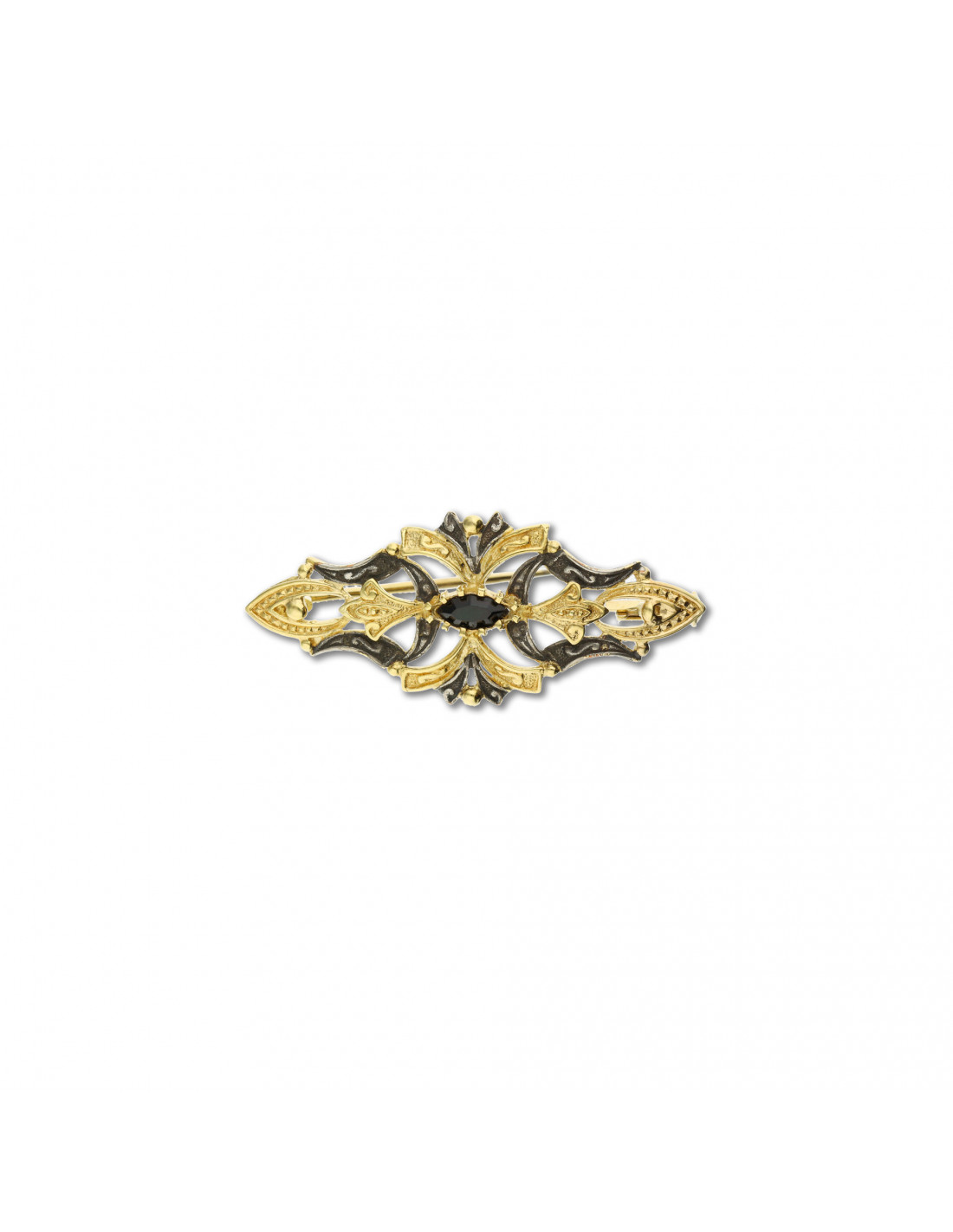 Broche Vintage élégante Plaquée Or – Occasion En Bon état Général
