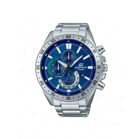 Reloj Casio Edifice EFV-620D-2AVUEF. Género: Hombre. Material: Acero. Tamaño: Más de 46mm. Correa: Acero. Color esfera: Azul. Estilo: Deportivo. Movimiento: Cuarzo. Características técnicas: Cronógrafo,Hora y segundero,Calendario