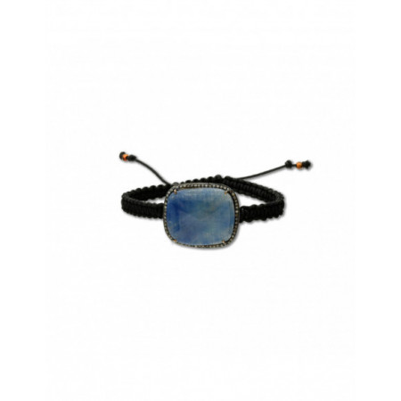 Pulsera Plata Chapada, Zafiro Y Diamantes. Género: Mujer. Material: Plata chapada. Piedras: Diamantes,Zafiros