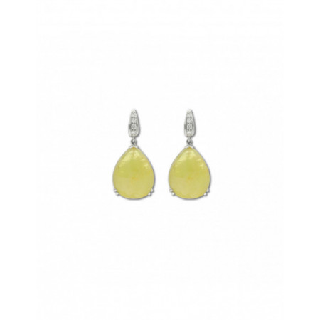 Pendientes Oro Blanco, Diamantes Y Zafiro. Género: Mujer. Material: Oro blanco. Piedras: Diamantes,Zafiros