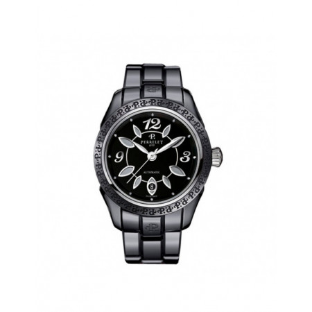 Reloj Perrelet Lady Ceramic A2041/B. Género: Mujer. Material: Acero,Cerámica. Tamaño: De 39mm a 42mm. Correa: Cerámica. Color esfera: Negro. Estilo: Casual,Cocktail. Movimiento: Automático. Características técnicas: Calendario,Hora y segundero