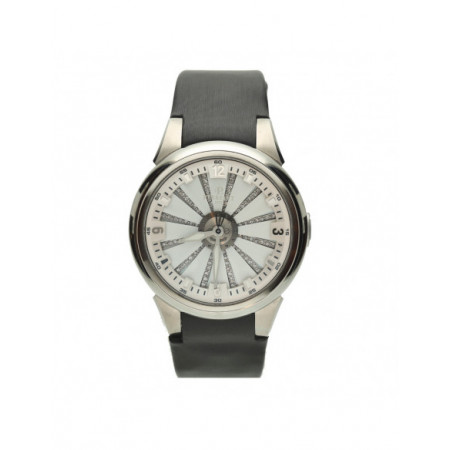 Reloj Perrelet Lady Turbine A2042/1. Género: Mujer. Material: Acero. Tamaño: De 39mm a 42mm. Correa: Piel. Color esfera: Blanco. Estilo: Deportivo,Casual. Movimiento: Automático. Características técnicas: Hora y segundero