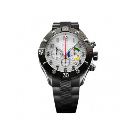 Reloj Zenith  Defy Classic 03.0516.4000/01.R64. Género: Hombre. Material: Acero. Tamaño: De 43mm a 46mm. Correa: Caucho. Color esfera: Plata. Estilo: Deportivo,Casual. Movimiento: Automático. Características técnicas: Hora y segundero,Calendario,Cronógrafo
