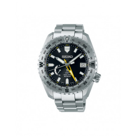 Reloj Seiko Prospex LX Tierra SNR025J1. Género: Hombre. Material: Titanio. Tamaño: De 43mm a 46mm. Correa: Titanio. Color esfera: Negro. Estilo: Deportivo. Movimiento: Spring Drive. Características técnicas: Reserva de marcha,Hora y segundero,Calendario