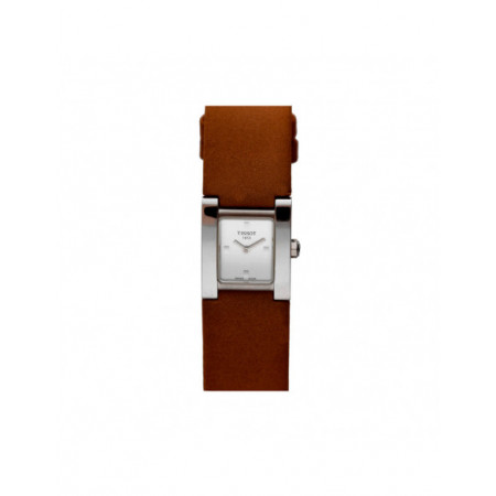 Reloj Tissot T2 T63.1.115.31. Género: Mujer. Material: Acero. Tamaño: Menos de 32mm. Correa: Piel. Color esfera: Plata. Estilo: Casual. Movimiento: Cuarzo. Características técnicas: Solo hora