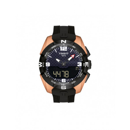 Reloj Tissot T-Touch Expert Solar T091.420.47.207.00. Género: Hombre. Material: Titanio. Tamaño: De 43mm a 46mm. Correa: Silicona. Color esfera: Negro. Estilo: Deportivo. Movimiento: Cuarzo. Características técnicas: Calendario,Cronógrafo,Solo hora,Alarma,Multifunción