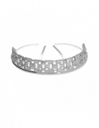 Diadema Novia Plata Egipcia