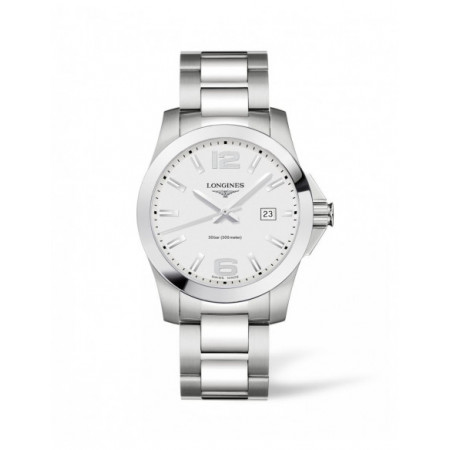 Reloj Longines Conquest L3.759.4.76.6. Género: Hombre. Material: Acero. Tamaño: De 39mm a 42mm. Correa: Acero. Color esfera: Plata. Estilo: Casual,Cocktail. Movimiento: Cuarzo. Características técnicas: Calendario,Hora y segundero