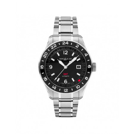 Reloj Montblanc 1858 GMT 129615. Características técnicas: Hora y segundero,Calendario,Reserva de marcha
