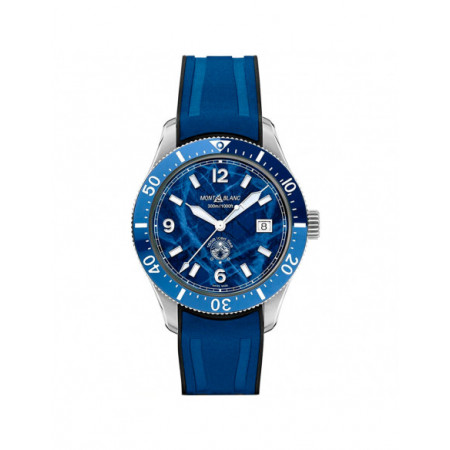 Reloj Montblanc 1858 Iced Sea Automatic Date 129370. Características técnicas: Hora y segundero,Calendario