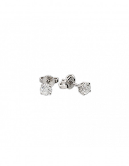Pendientes Platino Y Diamante