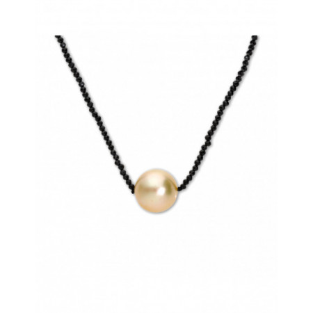 Gargantilla Con Espinela Y Perla. Género: Mujer. Material: Plata. Piedras: Perlas,Otras gemas