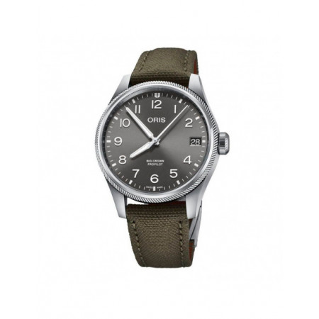 Reloj Oris Big Crown Propilot Big Date 01 751 7761 4063-07 3 20 03LC. Género: Hombre. Material: Acero. Tamaño: De 39mm a 42mm. Correa: Otros. Color esfera: Gris. Estilo: Casual. Movimiento: Automático. Características técnicas: Hora y segundero,Calendario